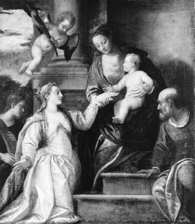 The Mystic Marriage of St Catherine by Paolo Veronese